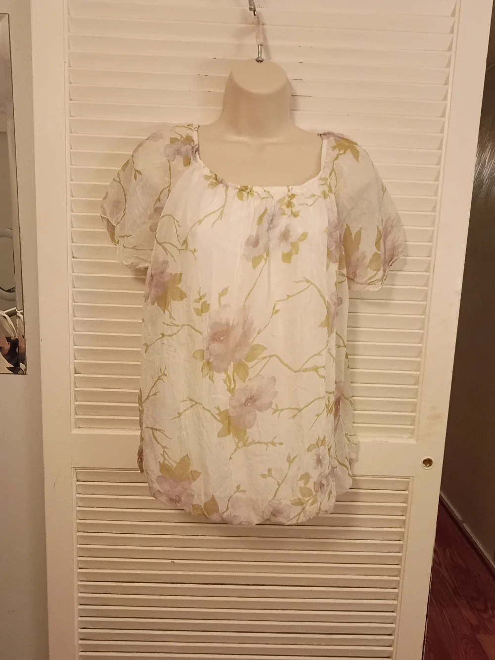 Anthropologie Viola Borghi Silk Top Made In Italy